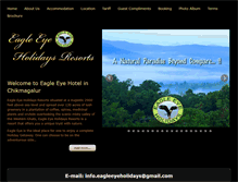 Tablet Screenshot of eagleeyeholidays.com